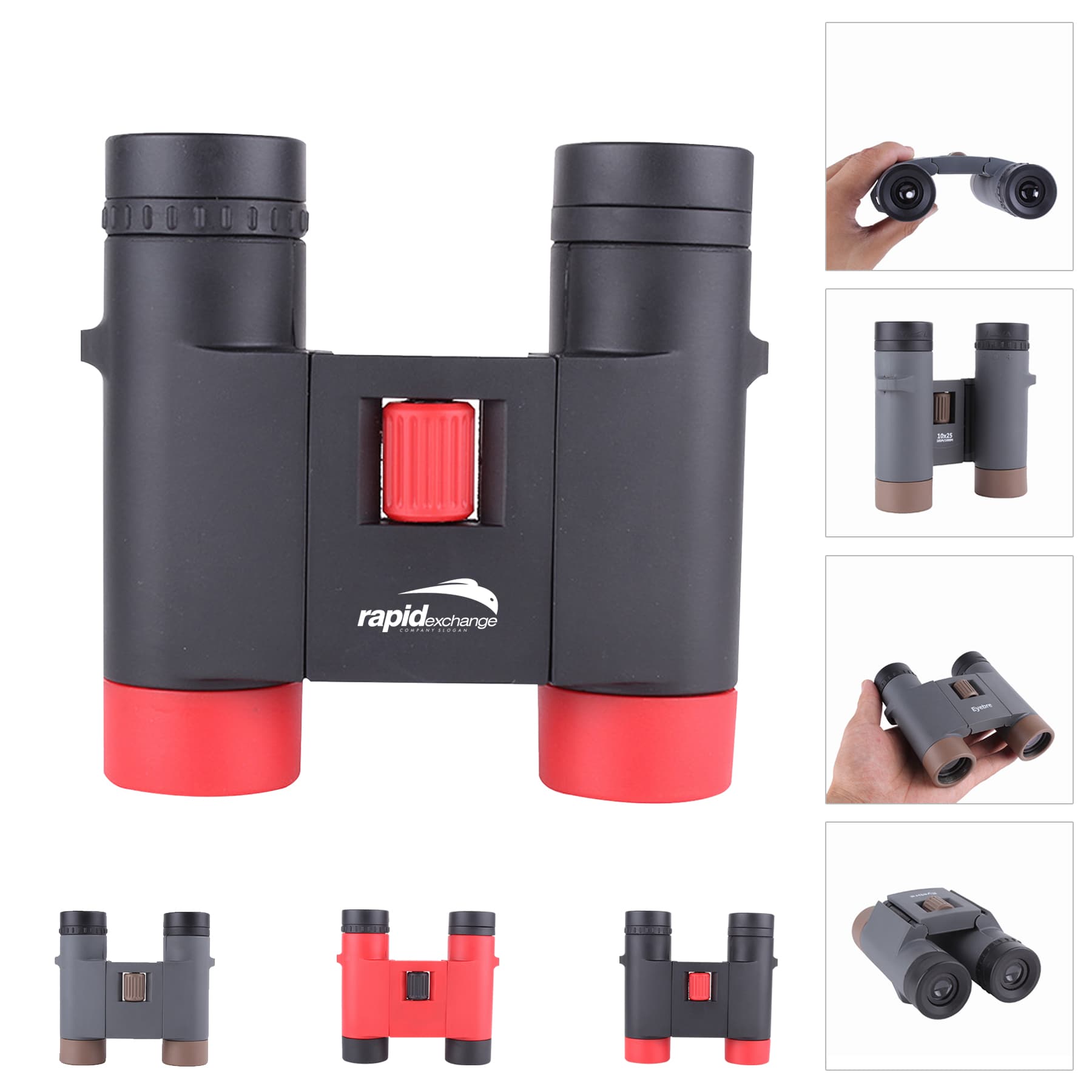 10X25 Folding Binocular Telescope
