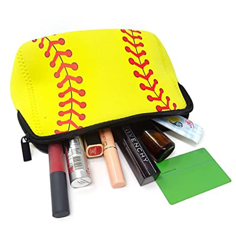 Yellow Baseball Cosmetic Bag thumbnail 7