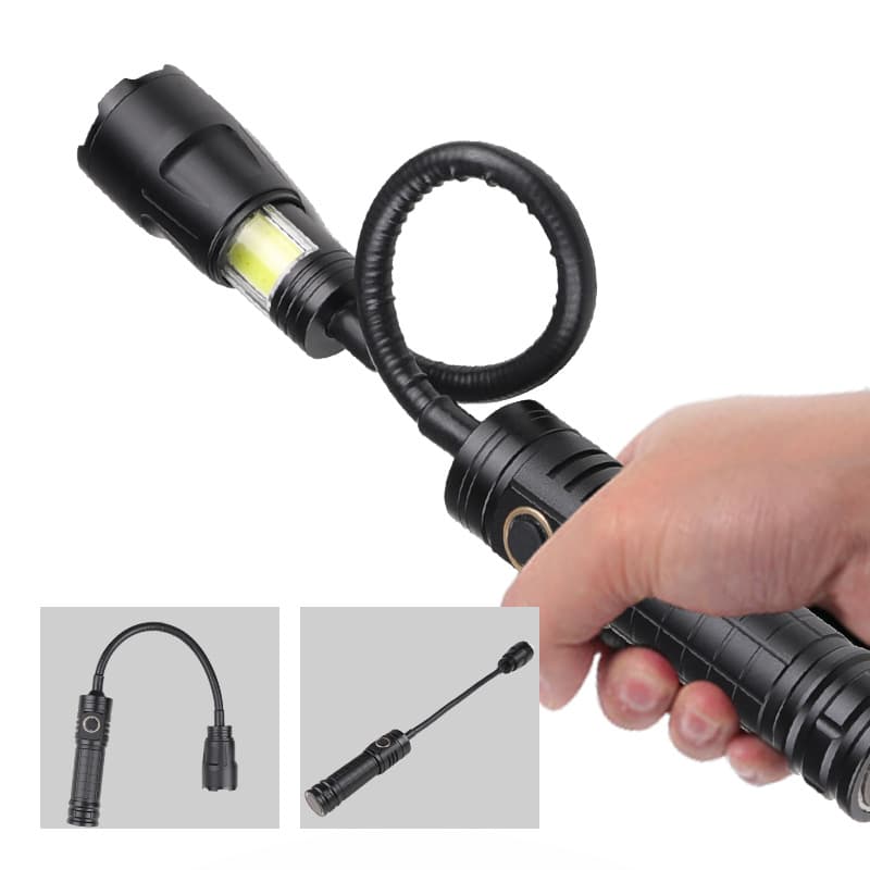 In Stock Telescopic Zoomable Light Super Bright Flashlight thumbnail 2