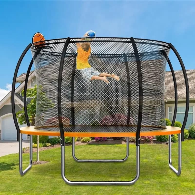 Garden Basketball Trampoline&Enclosvre 10FT thumbnail 5
