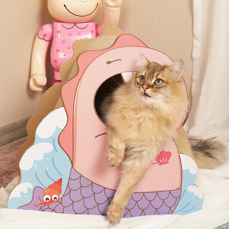 Corrugated Paper Cat Scratch Board Pet Toy thumbnail 6