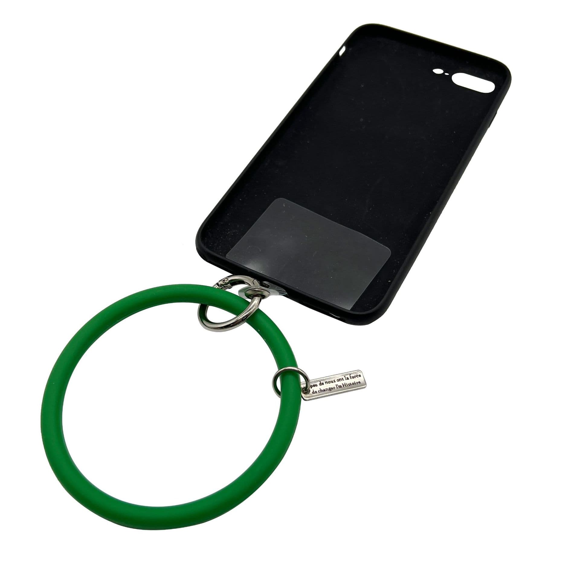 Round Silicone Bracelet Keychain thumbnail 4