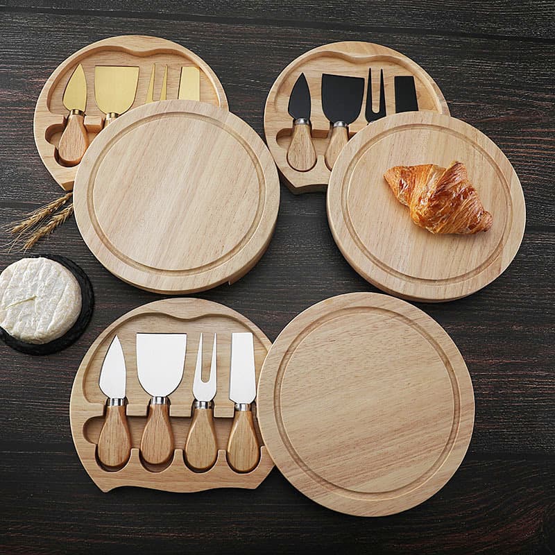 Cheese Knives Set w/ Wooden Cutting Board thumbnail 3