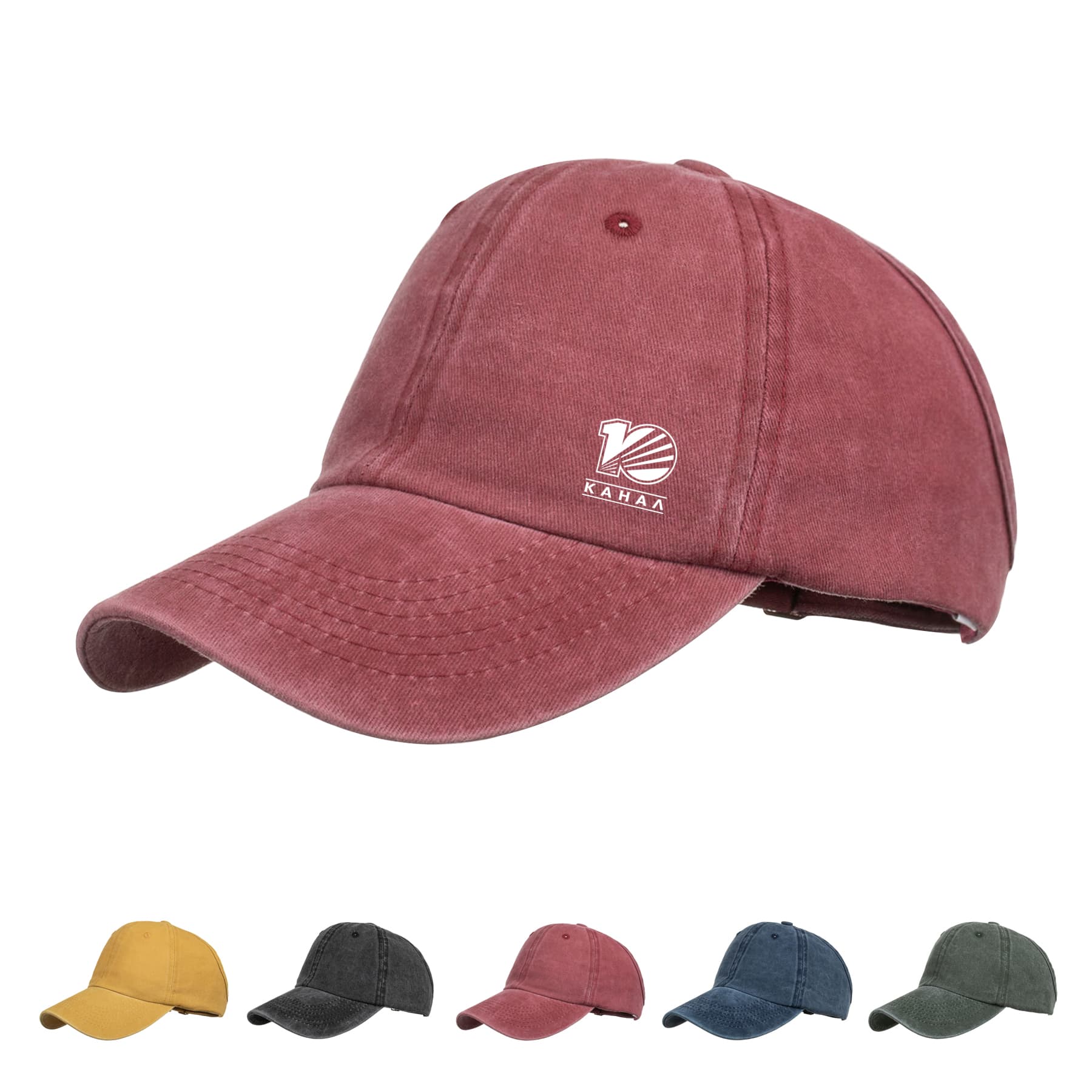 Half Empty Top Ponytail Baseball Cap