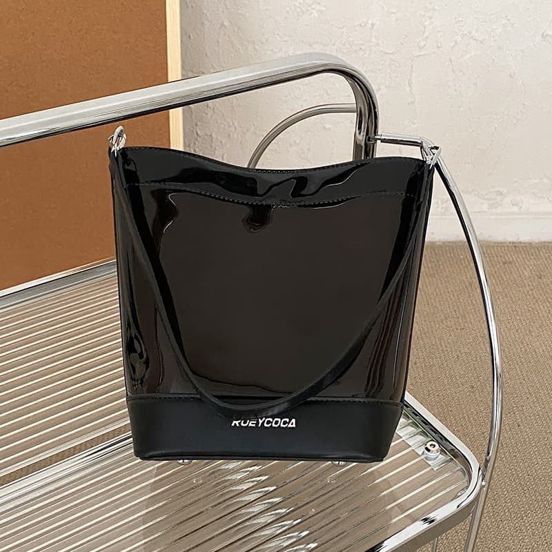 PU Clear Bucket Crossbody Bag thumbnail 6
