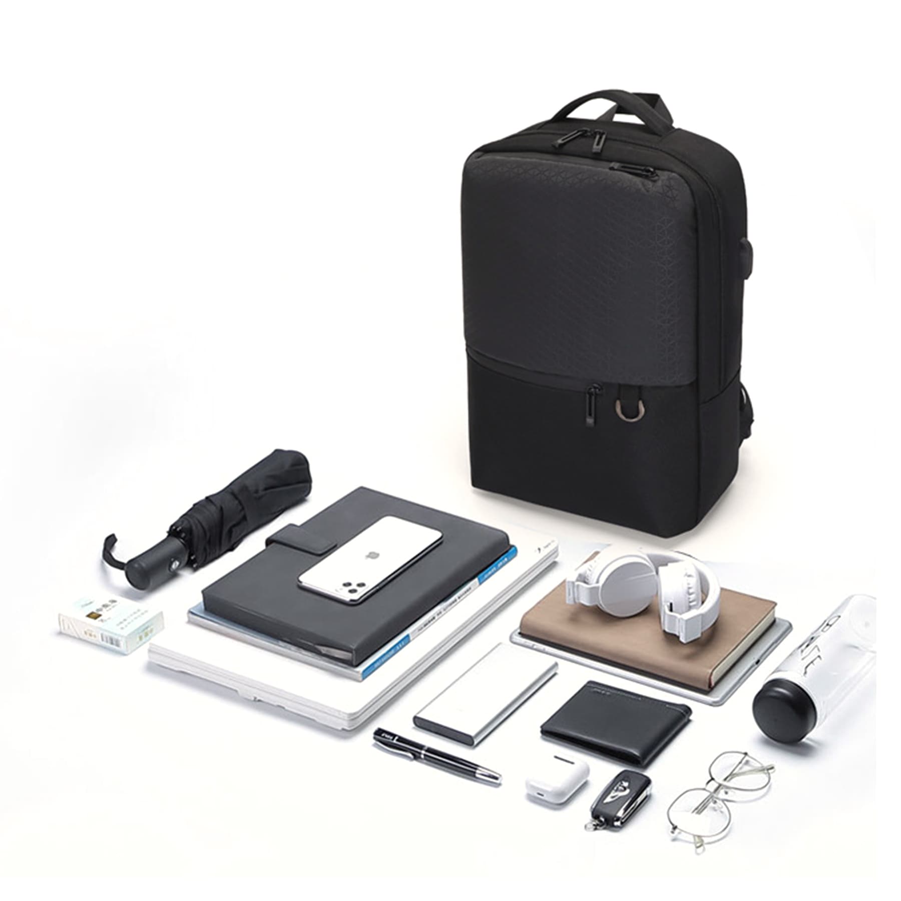 Travel Business Backpack With USB Charger Port thumbnail 7