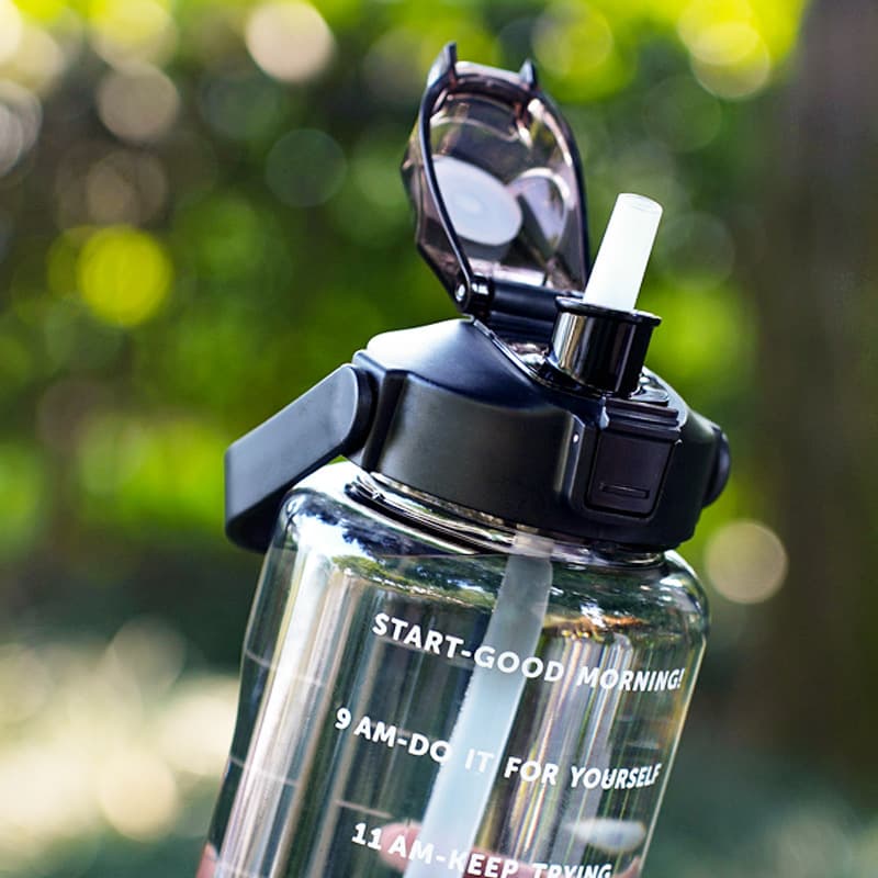 2L Sports Water Bottle With Time Marker thumbnail 9