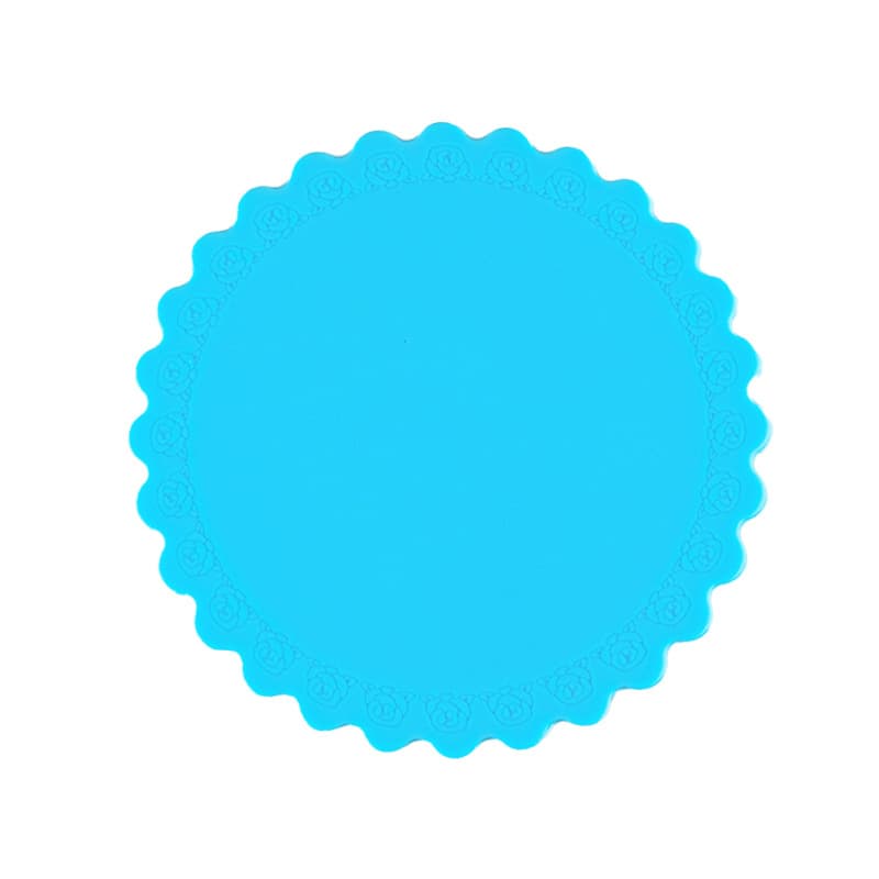 Non Slip Coasters Rose Edge Cup Pad Silicone Coaster thumbnail 5