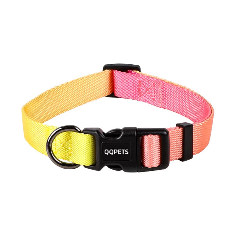 Dog Collar,8 Colors, Breathable Nylon Pet Collar Adjustable thumbnail 6