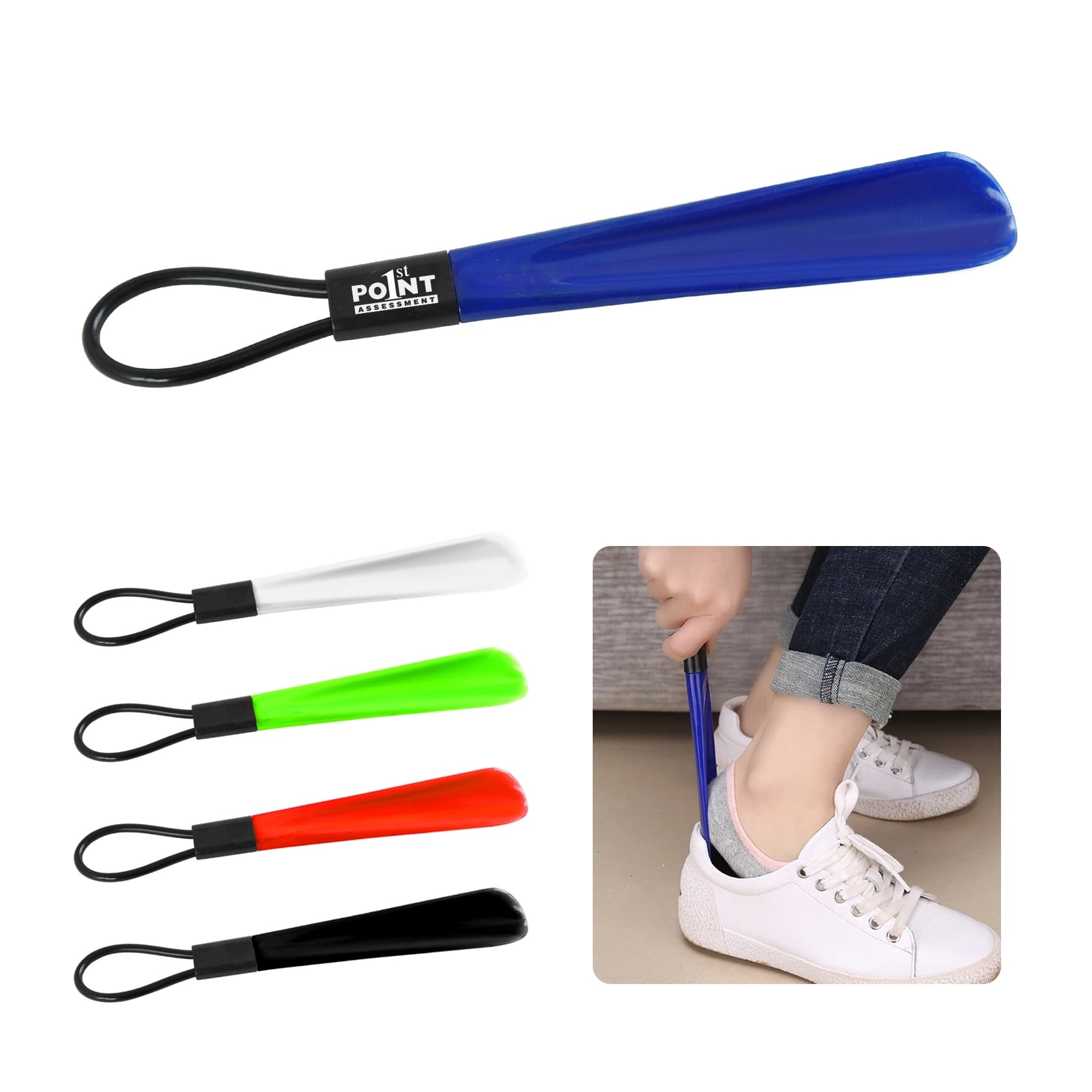 Plastic Handled Shoehorn w/Loop thumbnail 4