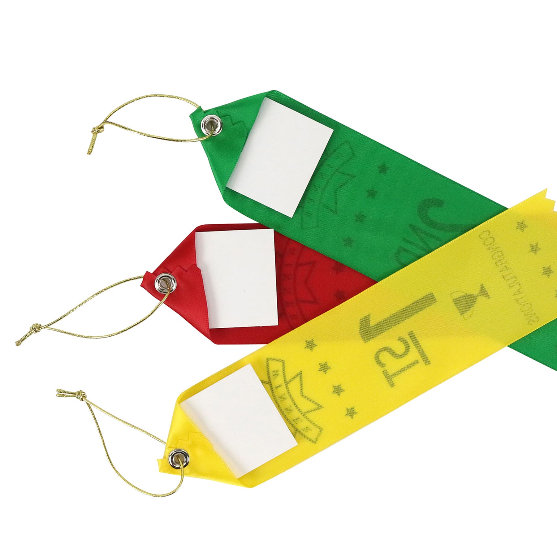 2"x6" Sublimated Polyester Award Ribbons thumbnail 6