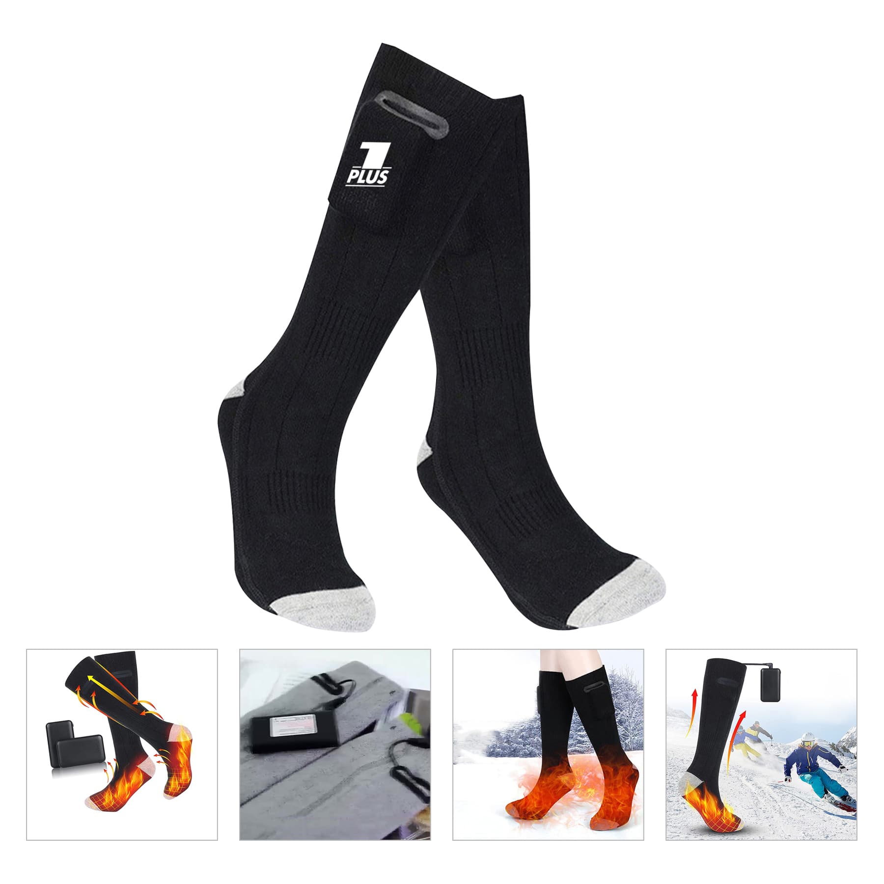 Electric Rechargeable Battery Heated Socks