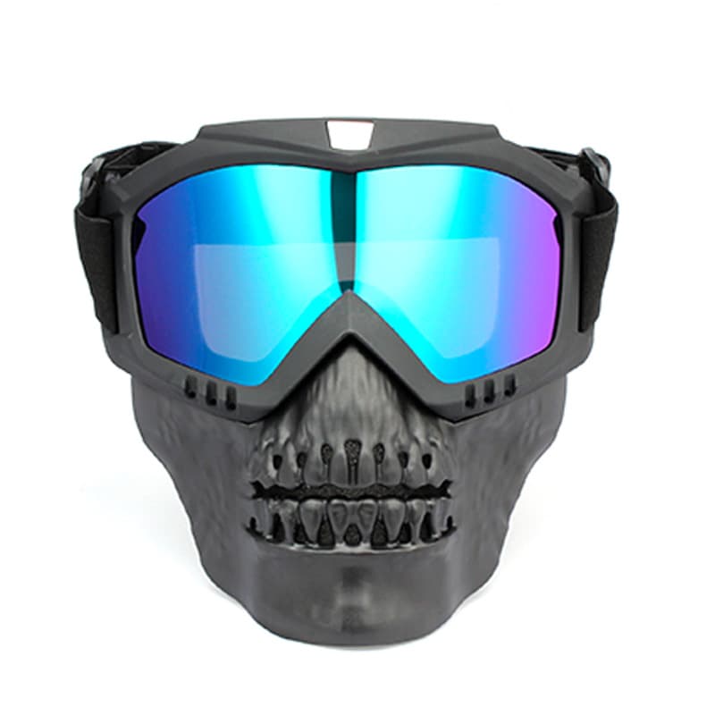 Detachable Cross Country Riding Ski Goggles Skull Face Mask thumbnail 5
