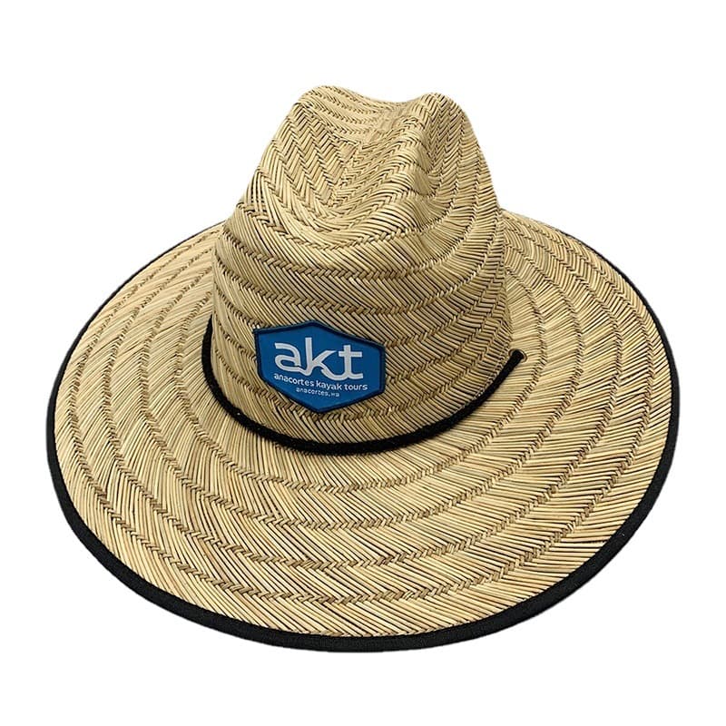 Straw Hat w/ Custom Patch thumbnail 3