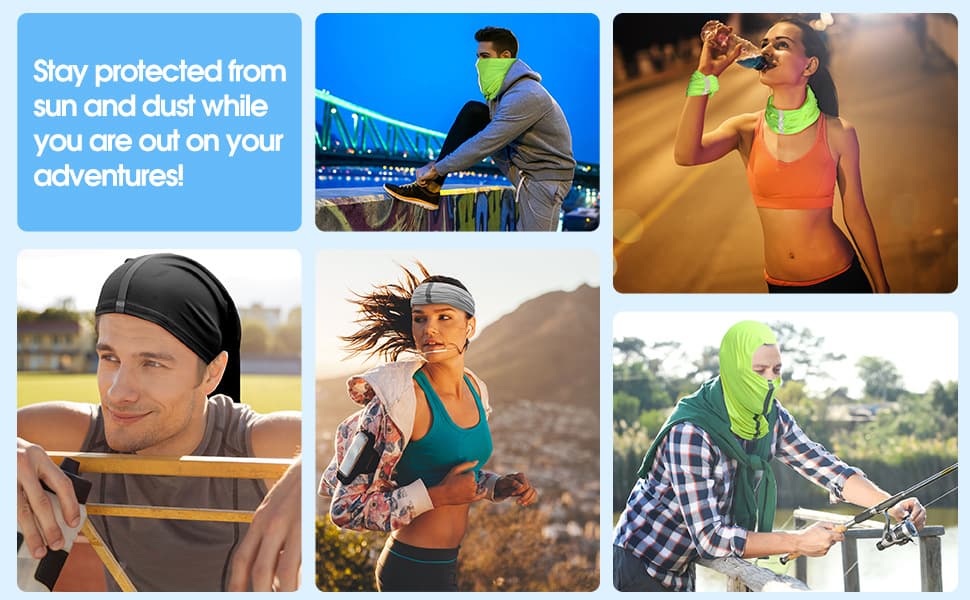 Reflective Stripe Bandana