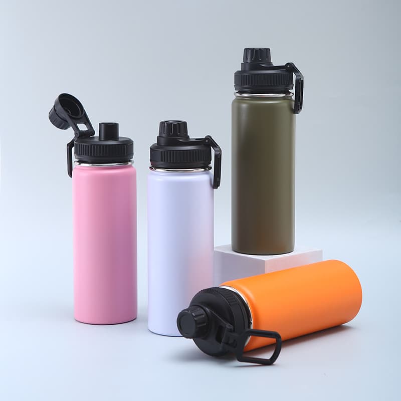 18 Oz Insulated Stainless-Steel Sports Water Bottle thumbnail 2