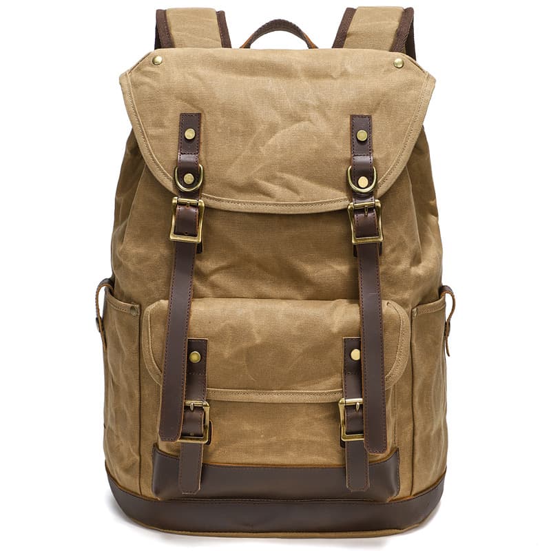 Unisex Canvas Casual Rucksack thumbnail 4
