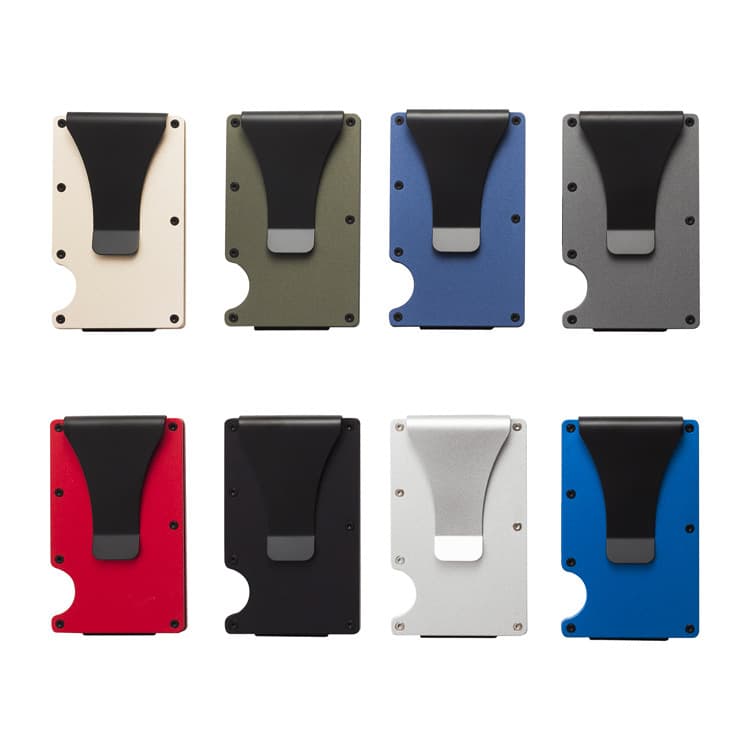 Minimalist Aluminum Metal Wallet thumbnail 4