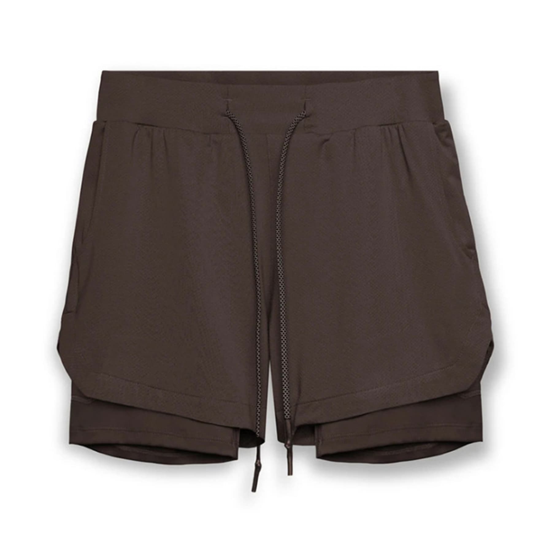 Men'S 2 In 1 Sport Quick Dry Short Pants With Phone Pocket thumbnail 6