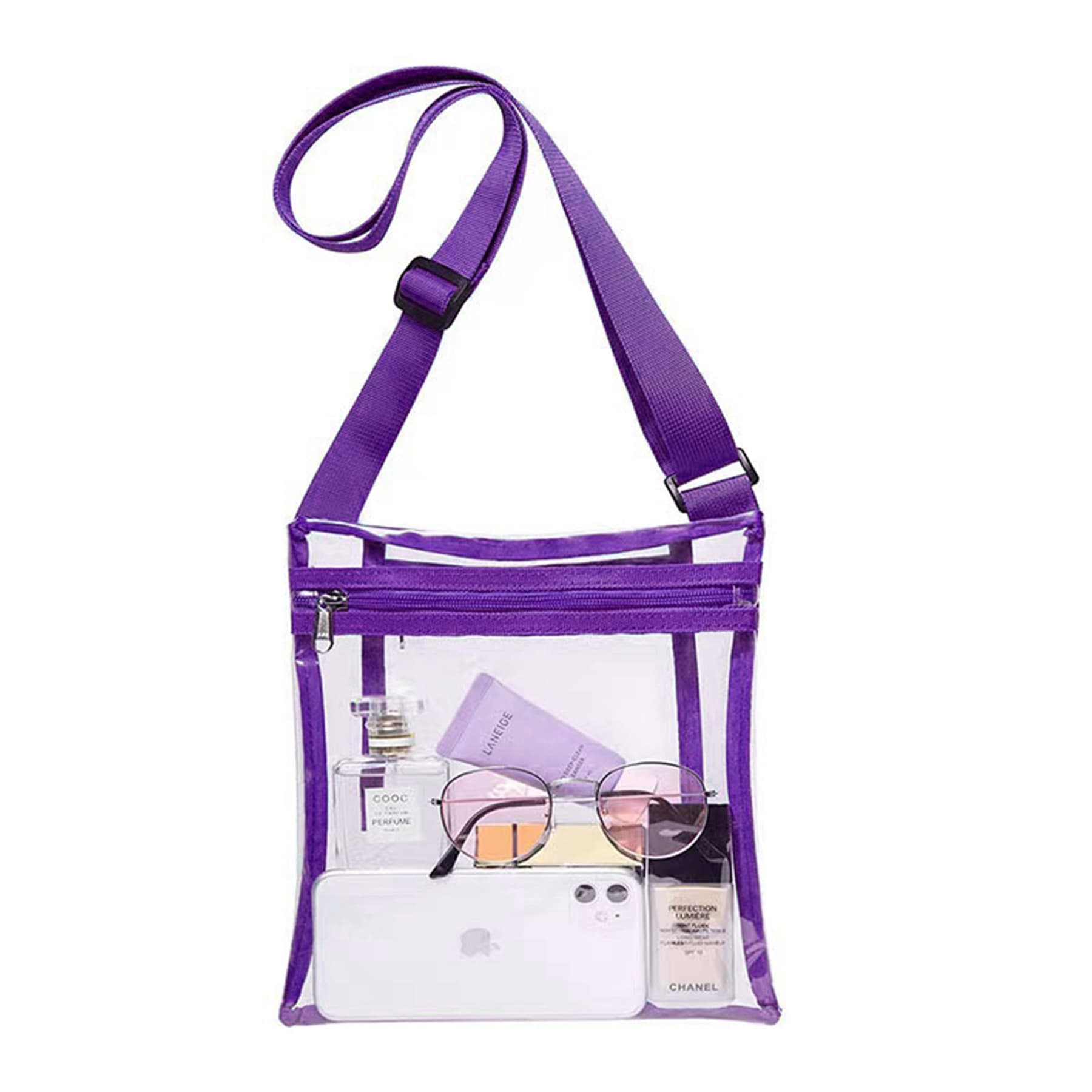 Pvc Transparent Crossbody Single Shoulder Bag thumbnail 9