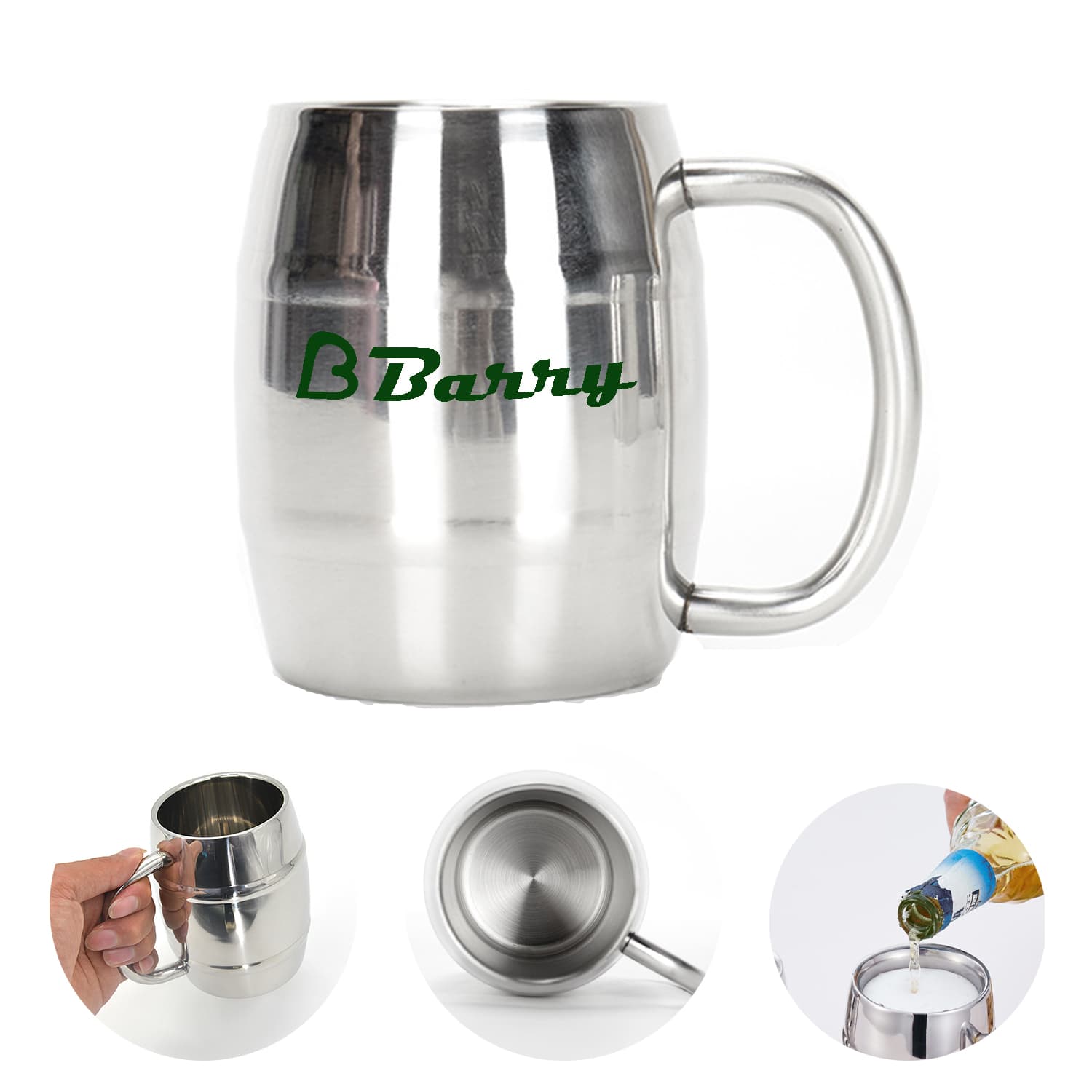 New Stainless Steel Beer Cup