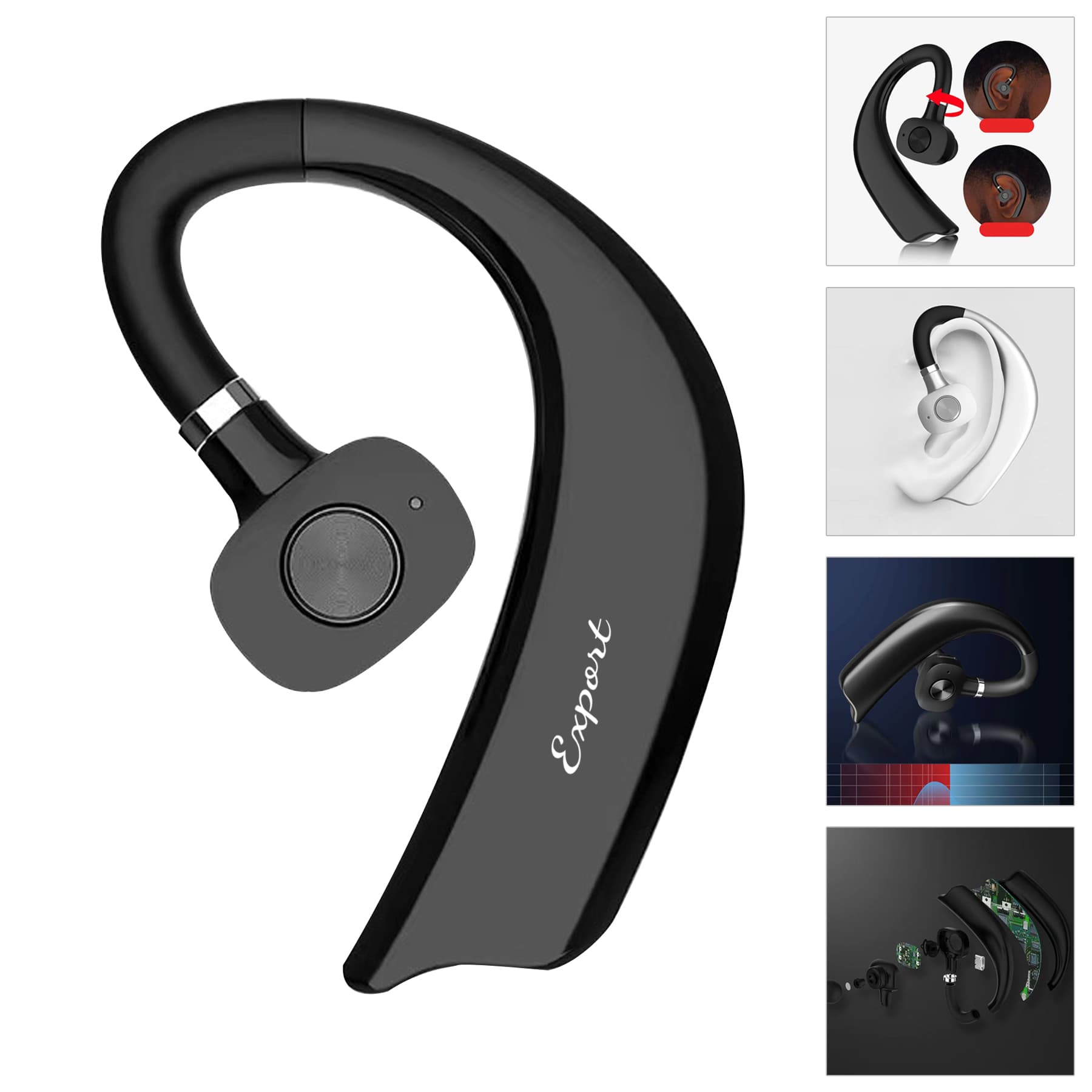 Wireless Headset Dual Headphones Stereo Earphones Earbuds