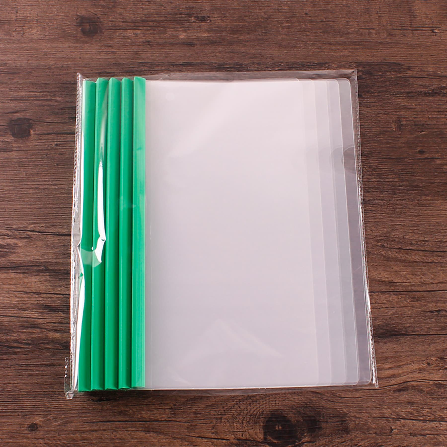 A4 Transparent File Document Folder with Sliding Bars thumbnail 7