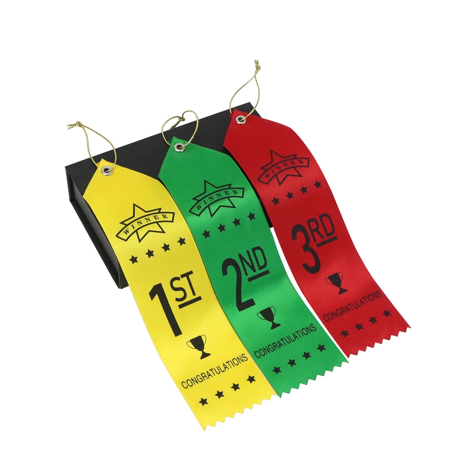 2"x6" Sublimated Polyester Award Ribbons thumbnail 2