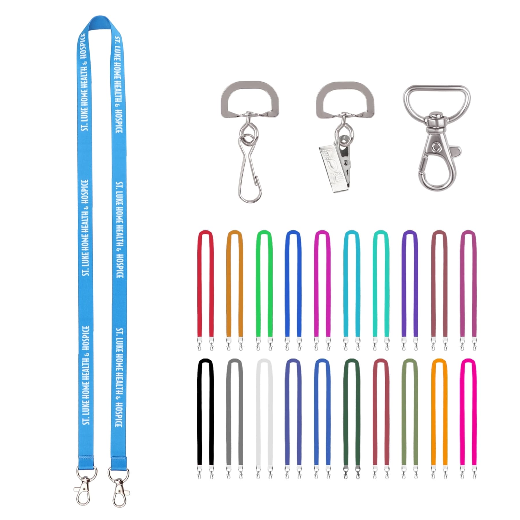 3/4" Double Ended Dye Sublimation Lanyard thumbnail 5