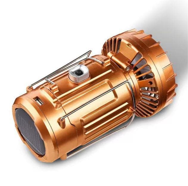 Solar Camping Lamps With Electric Fan thumbnail 2