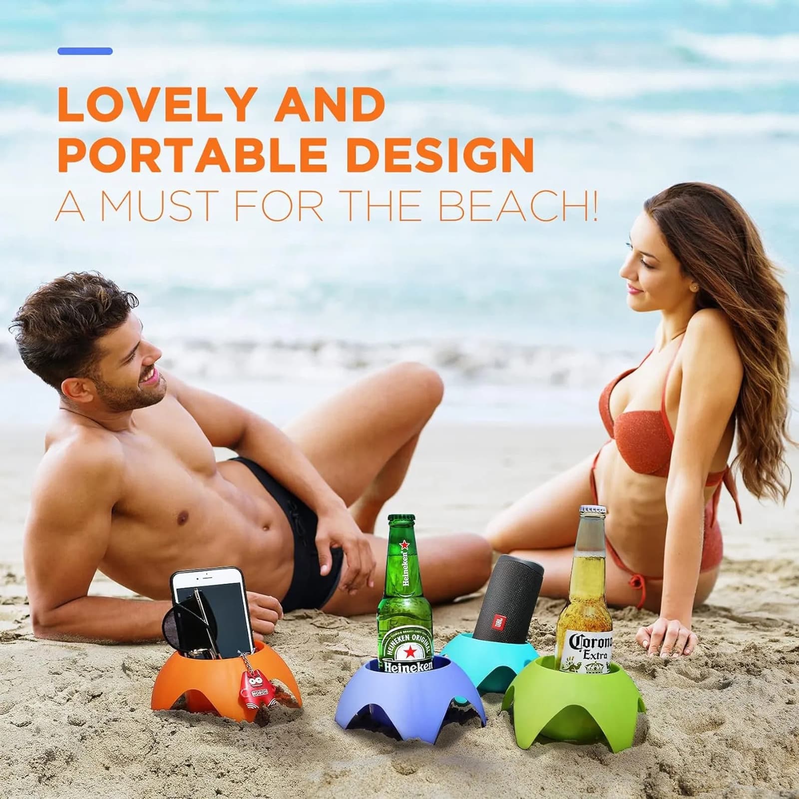 Plastic Beach Cup Holders thumbnail 6