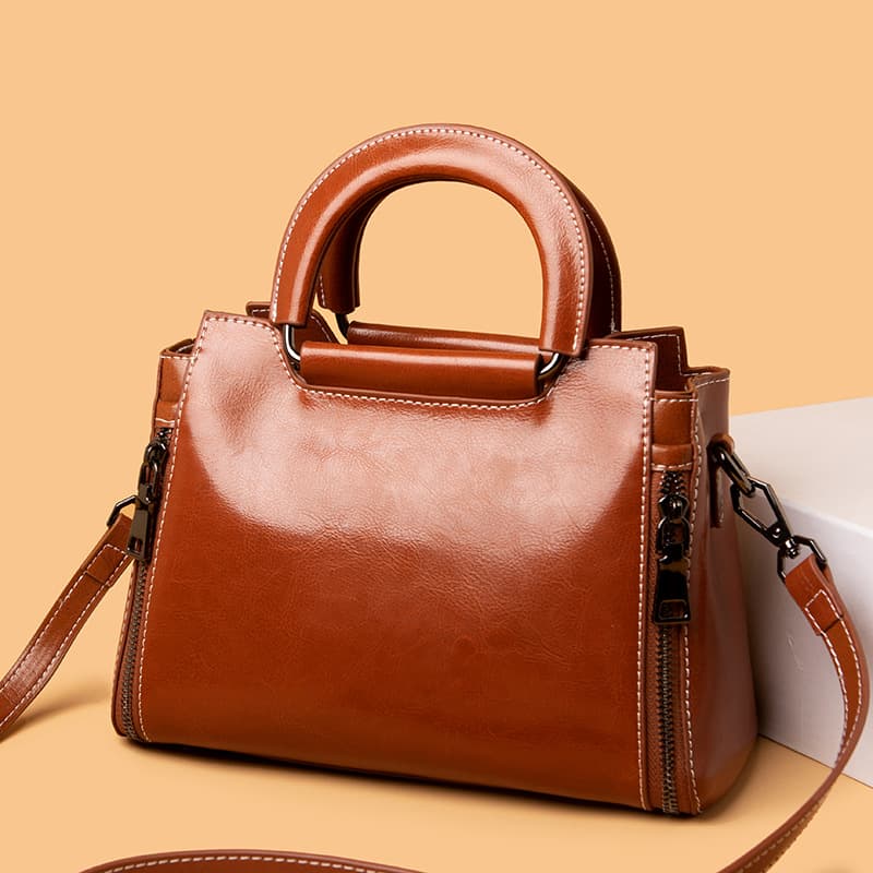 Fashion Genuine Leather Crossbody Bag For Woman