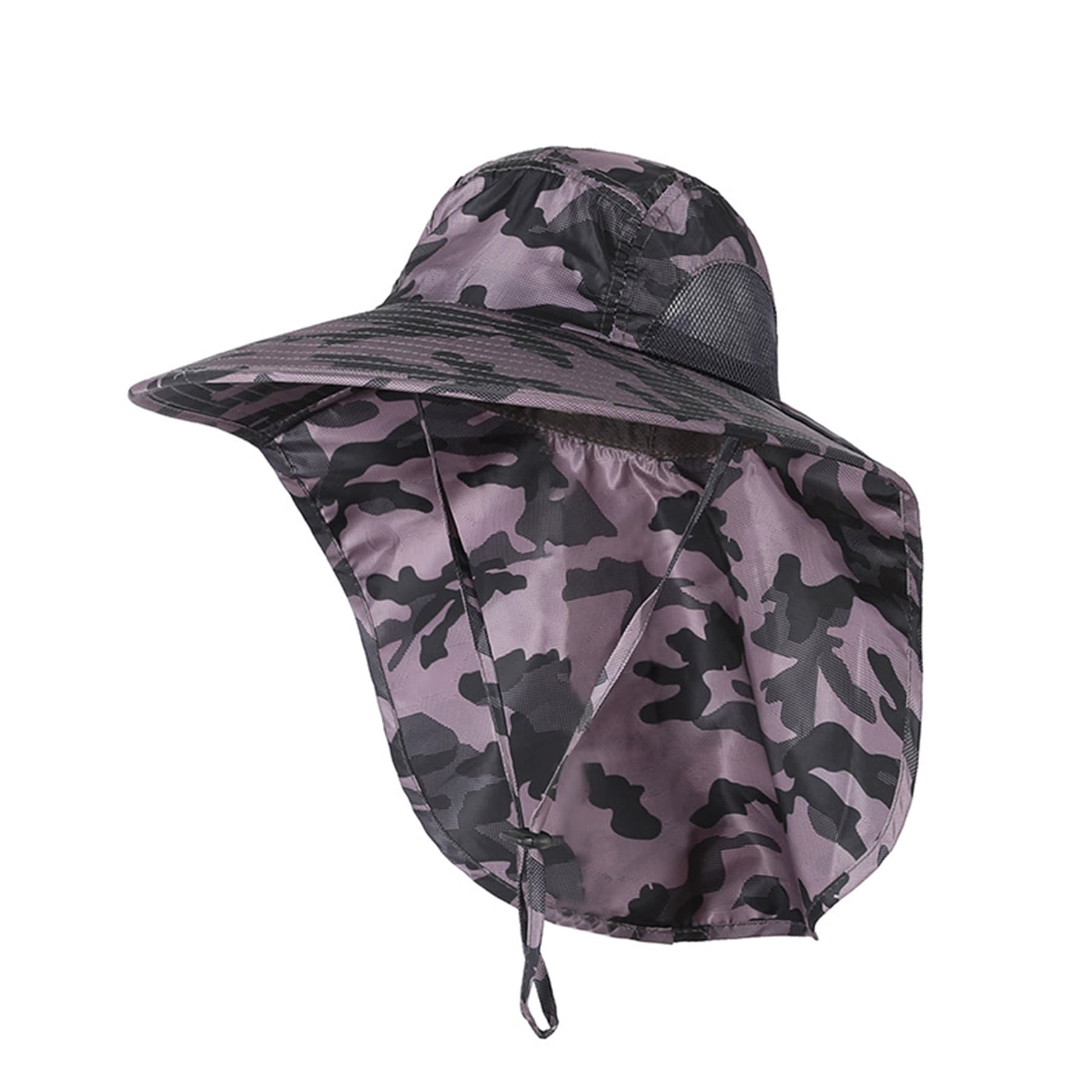 Uv Protection Bucket Hat With Neck Flap thumbnail 4