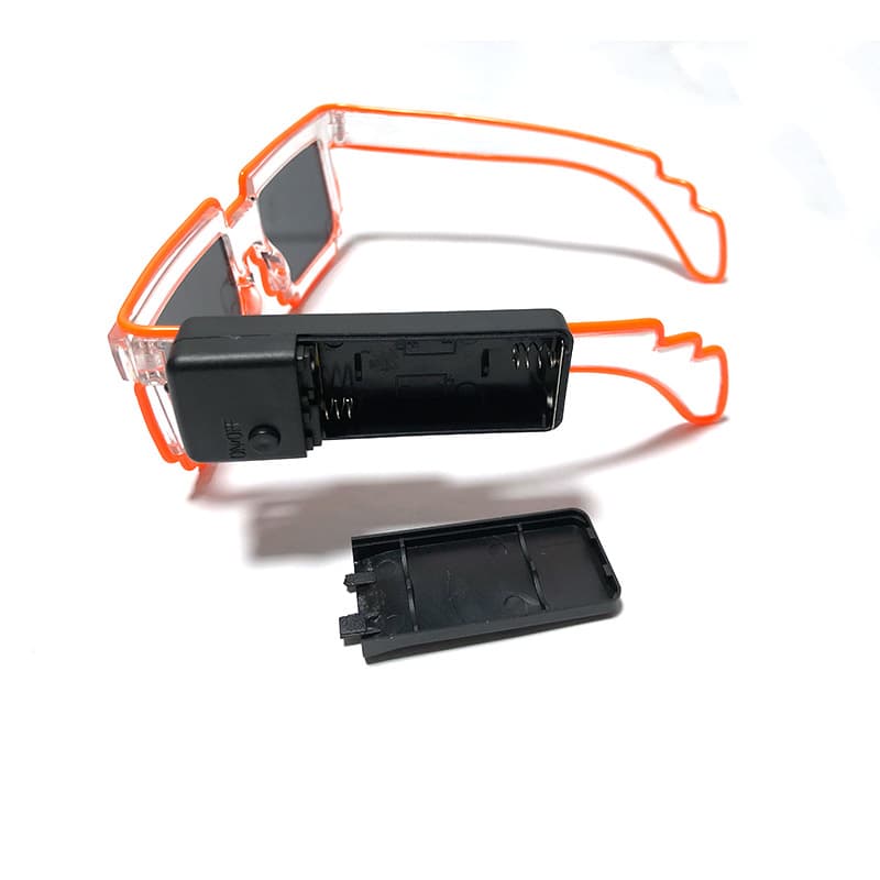 LED Luminous Creative Party Light up Flashing Glasses thumbnail 4