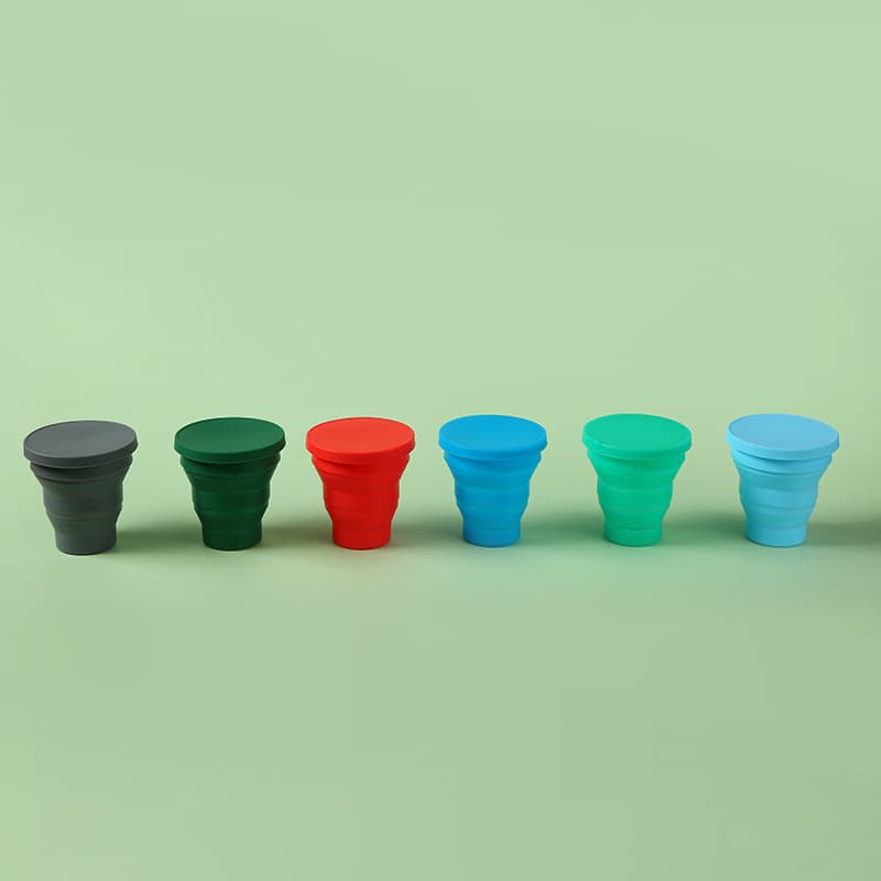 Portable Outdoor Camping Foldable Silicone Water Cup thumbnail 5