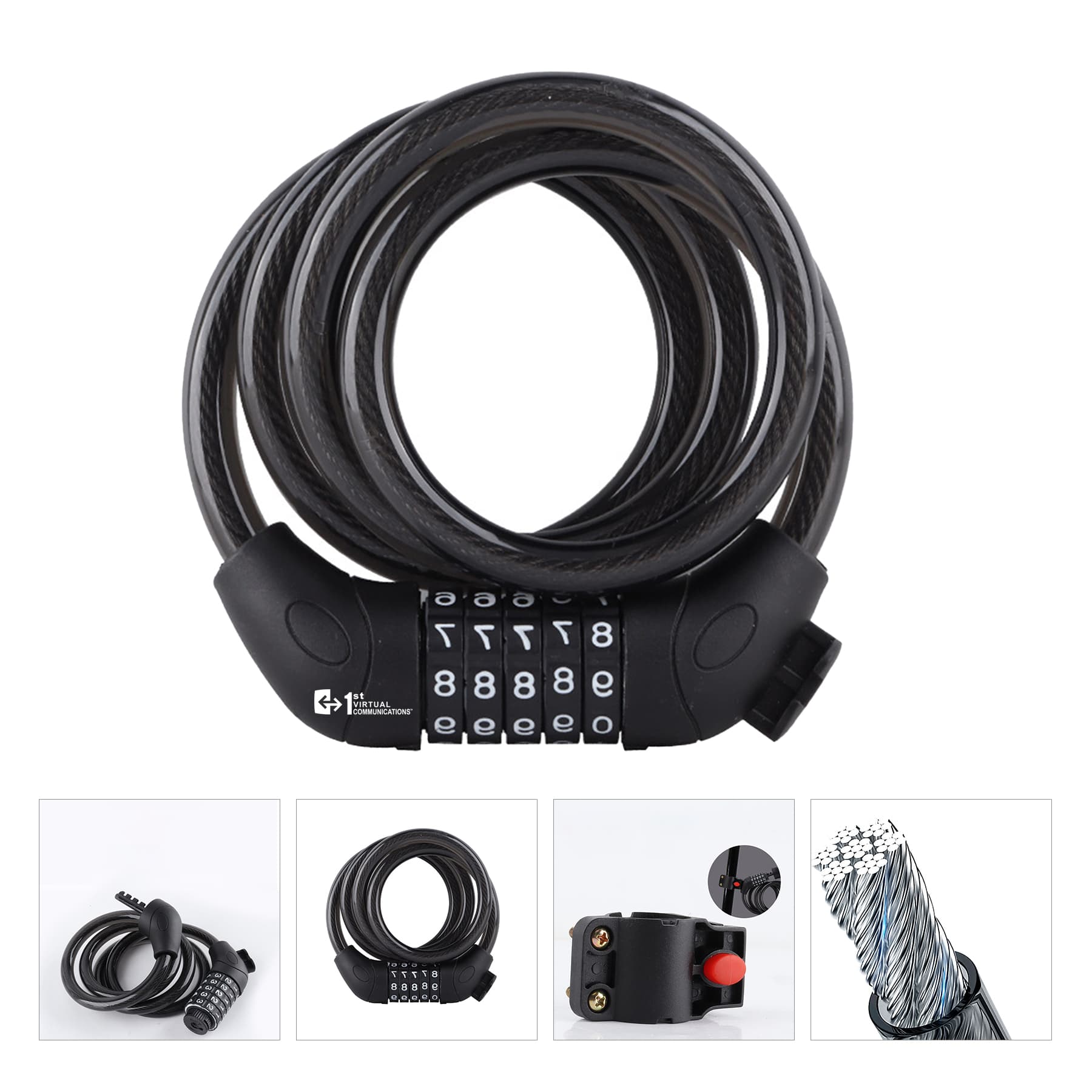 Bicycle 5 Digit Combination Lock