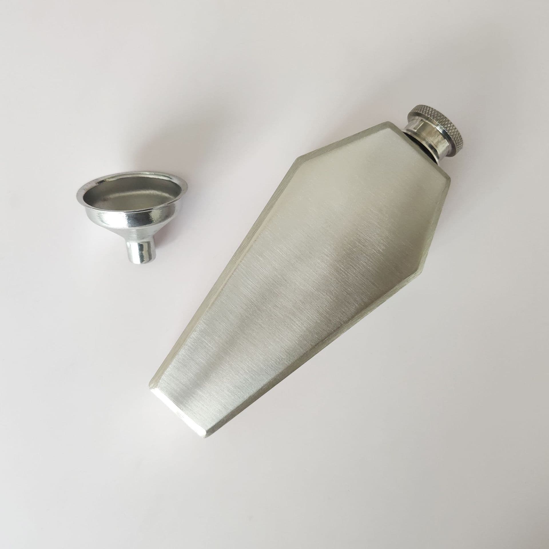 Portable Stainless Steel Mini Liquor Bottle With Funnel thumbnail 4