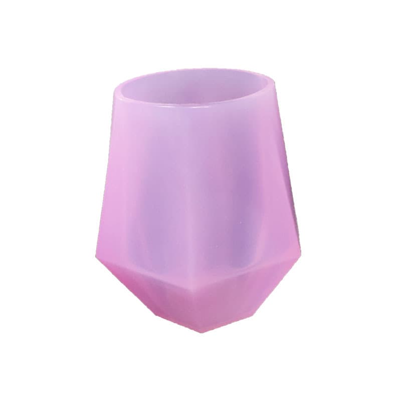 10oz Diamond Silicone Wine Glass thumbnail 4
