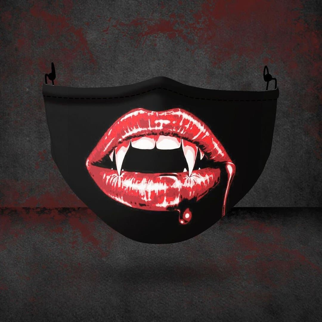 Cotton Fancy Halloween Face Mask Beats Mouth for Adult Party thumbnail 6