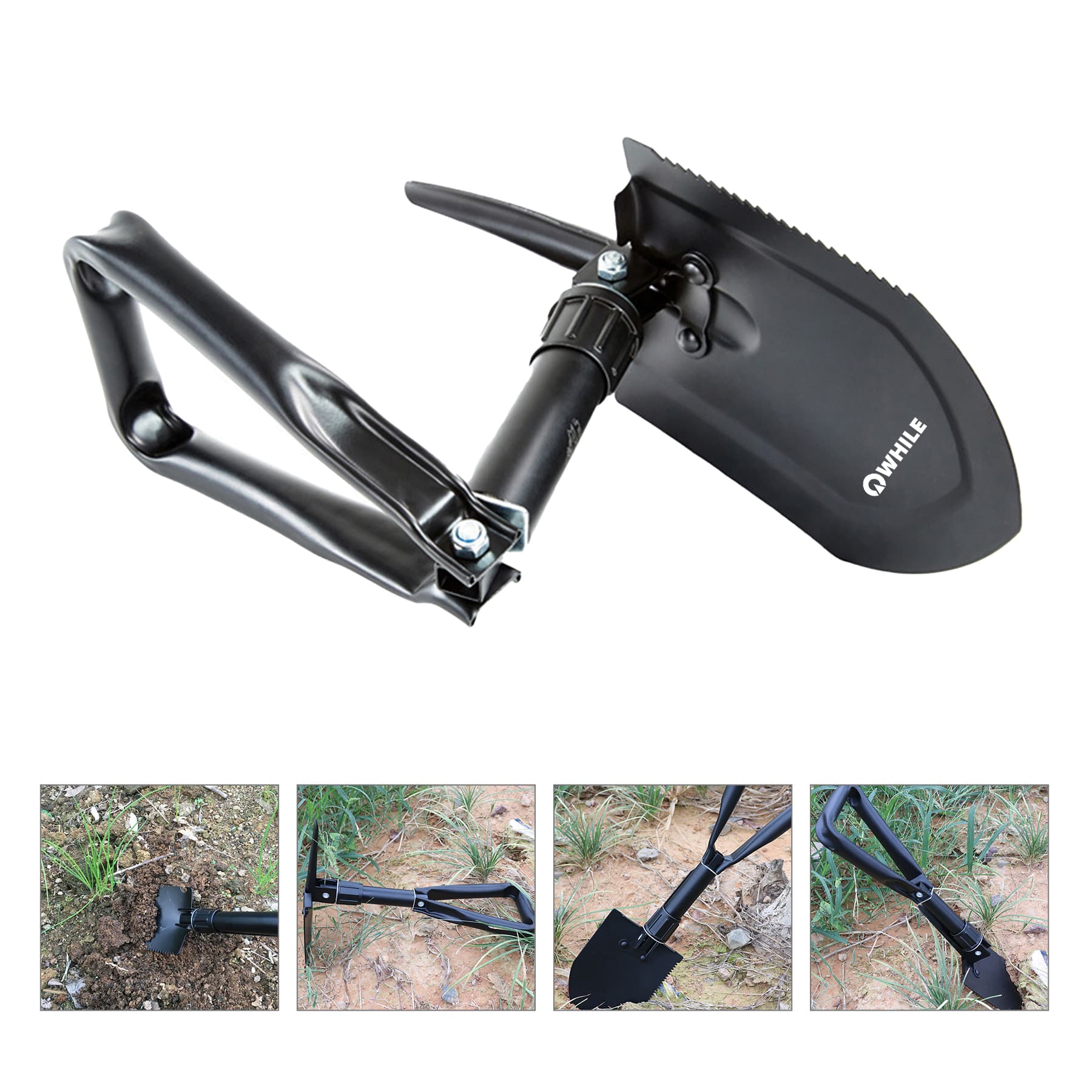 Large Multifunctional Folding Engineer Shovel