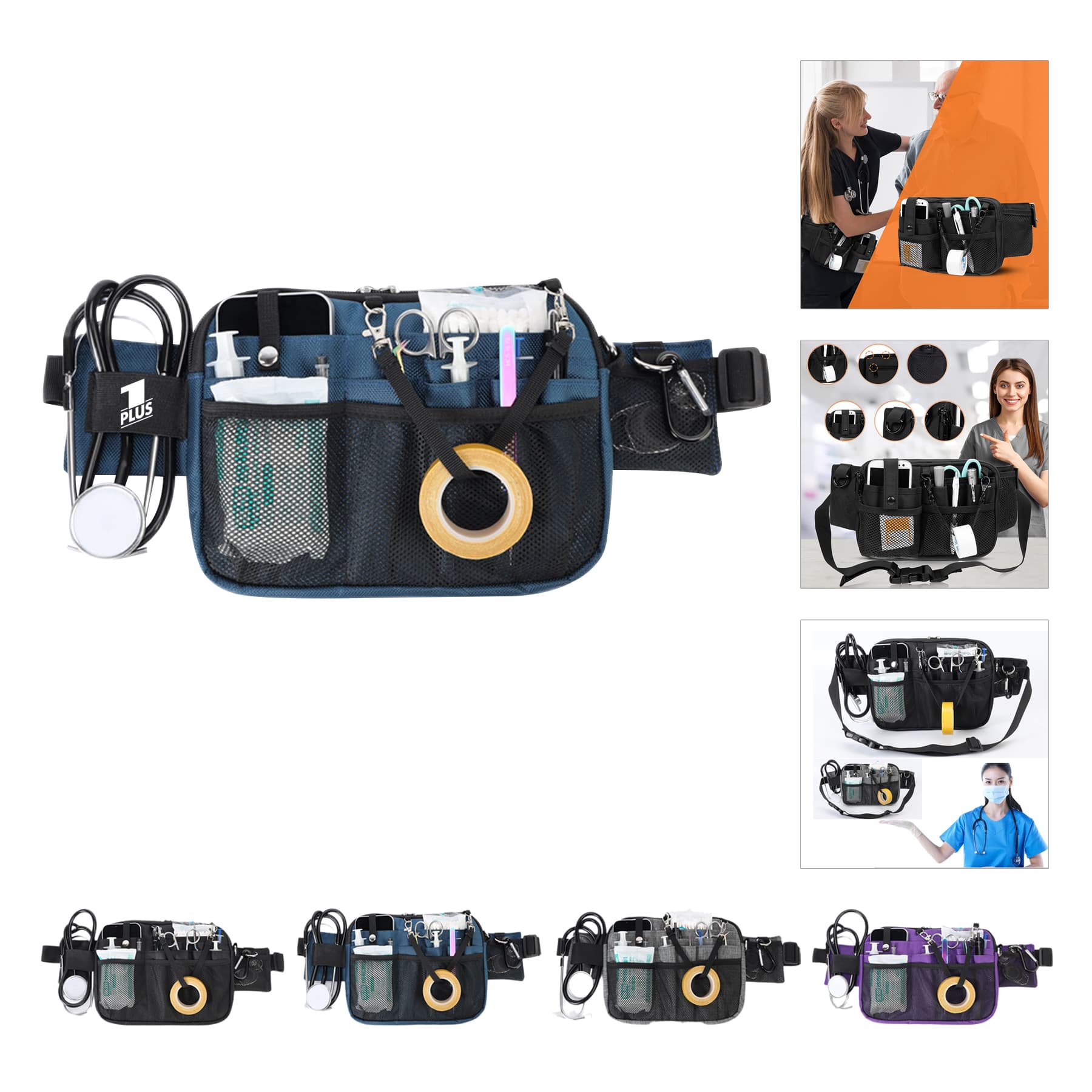Nurse Fanny Pack With Multi-Compartment