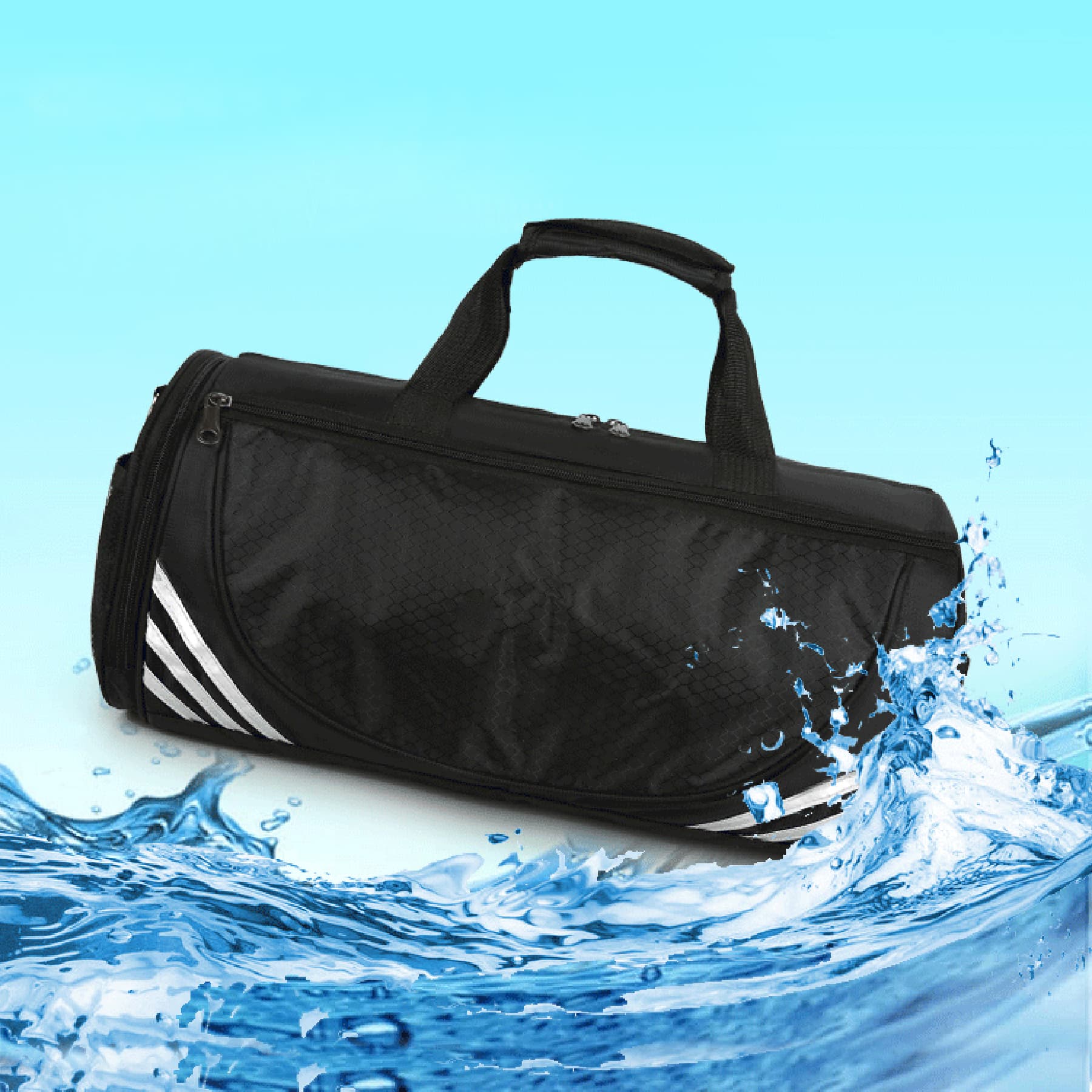 Gym Bag with Shoes Compartment