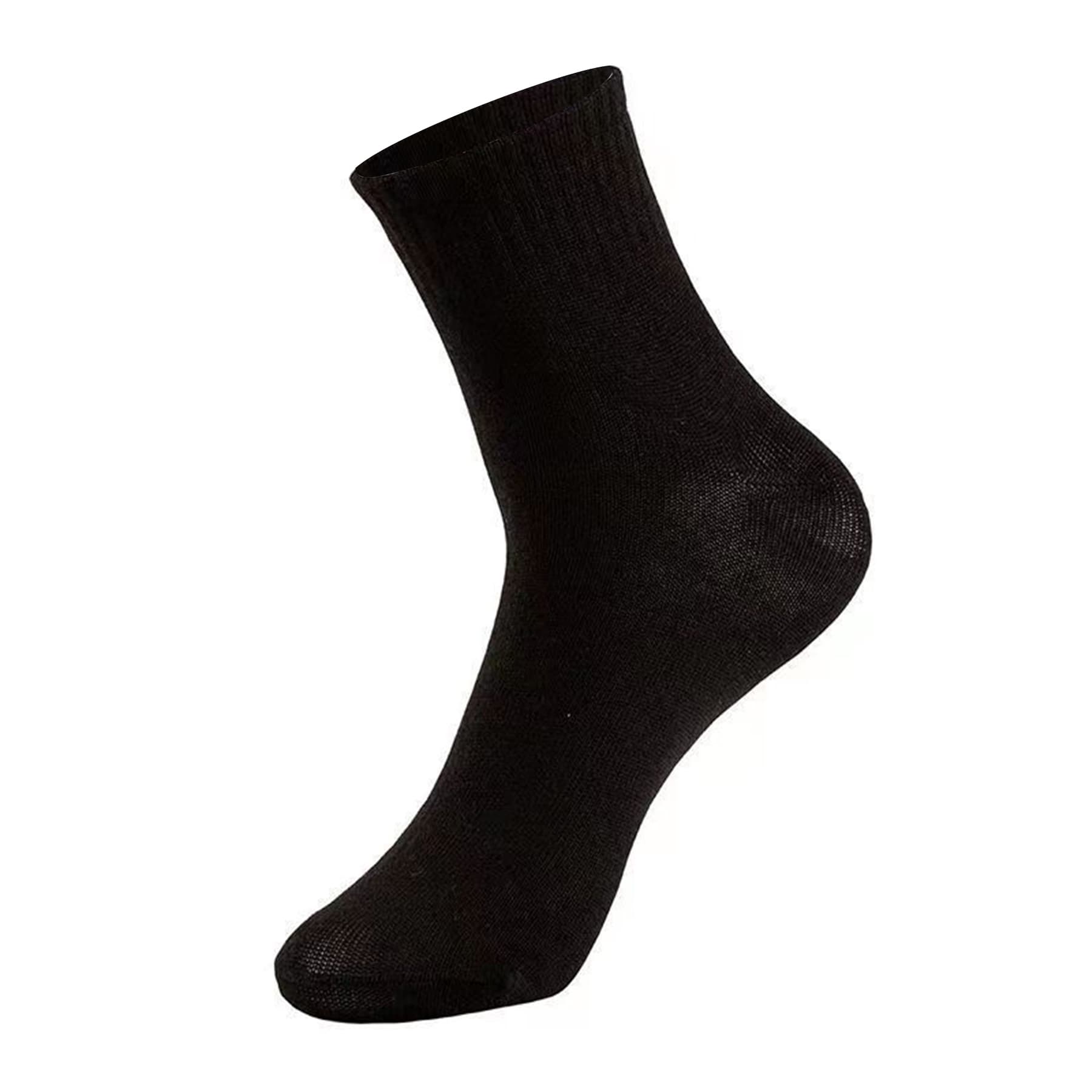 Men Microfiber Fuzzy Slipper Socks thumbnail 3