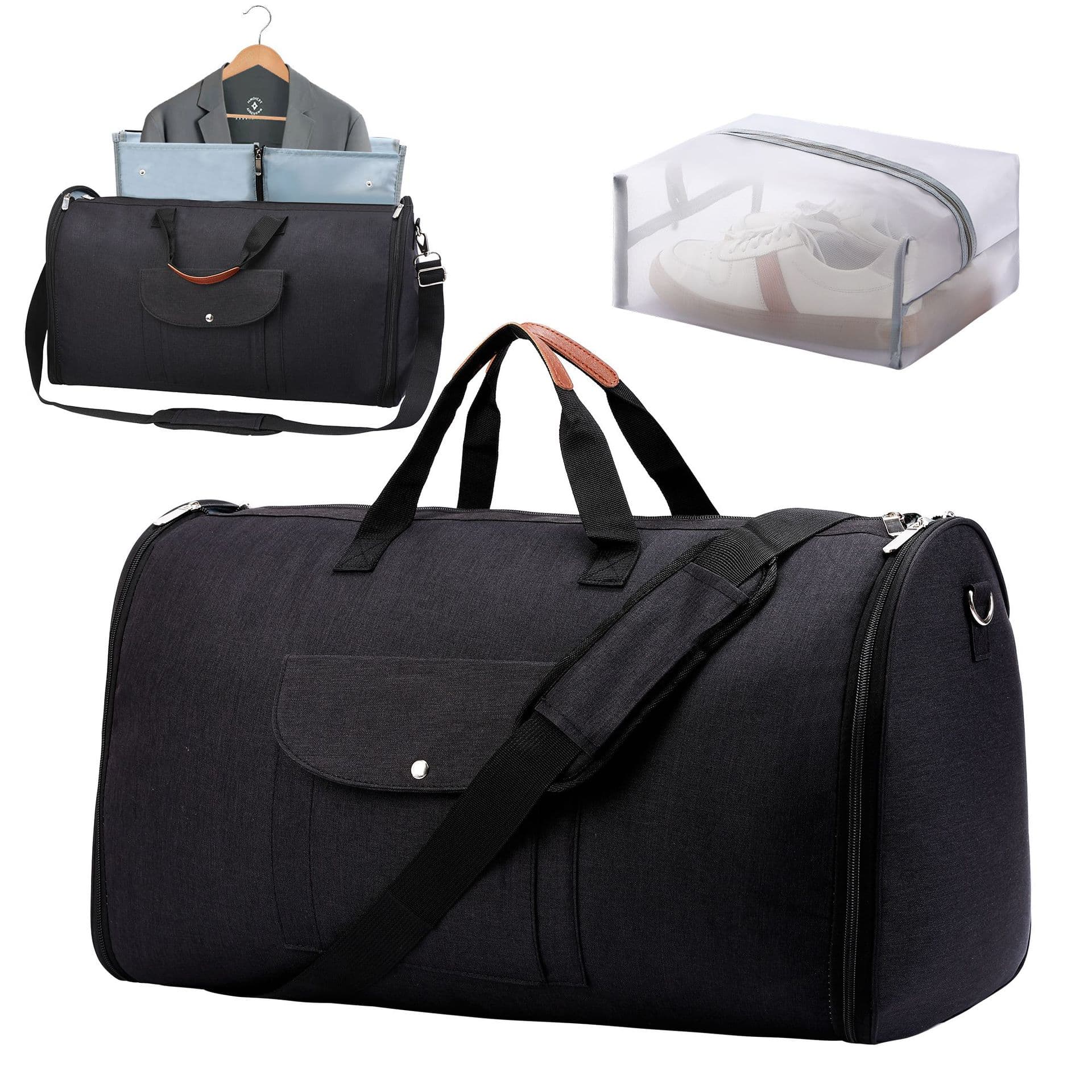 4 in 1 Hanging Suit Convertible Travel Carry on Garment Bag thumbnail 4