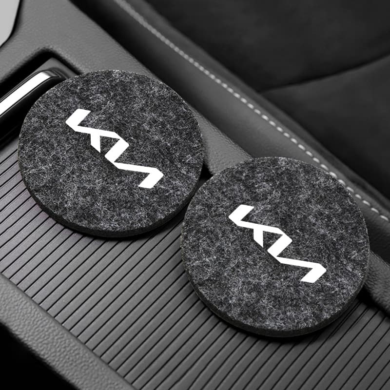 Round Felt Coaster for Drinks Absorbent thumbnail 2