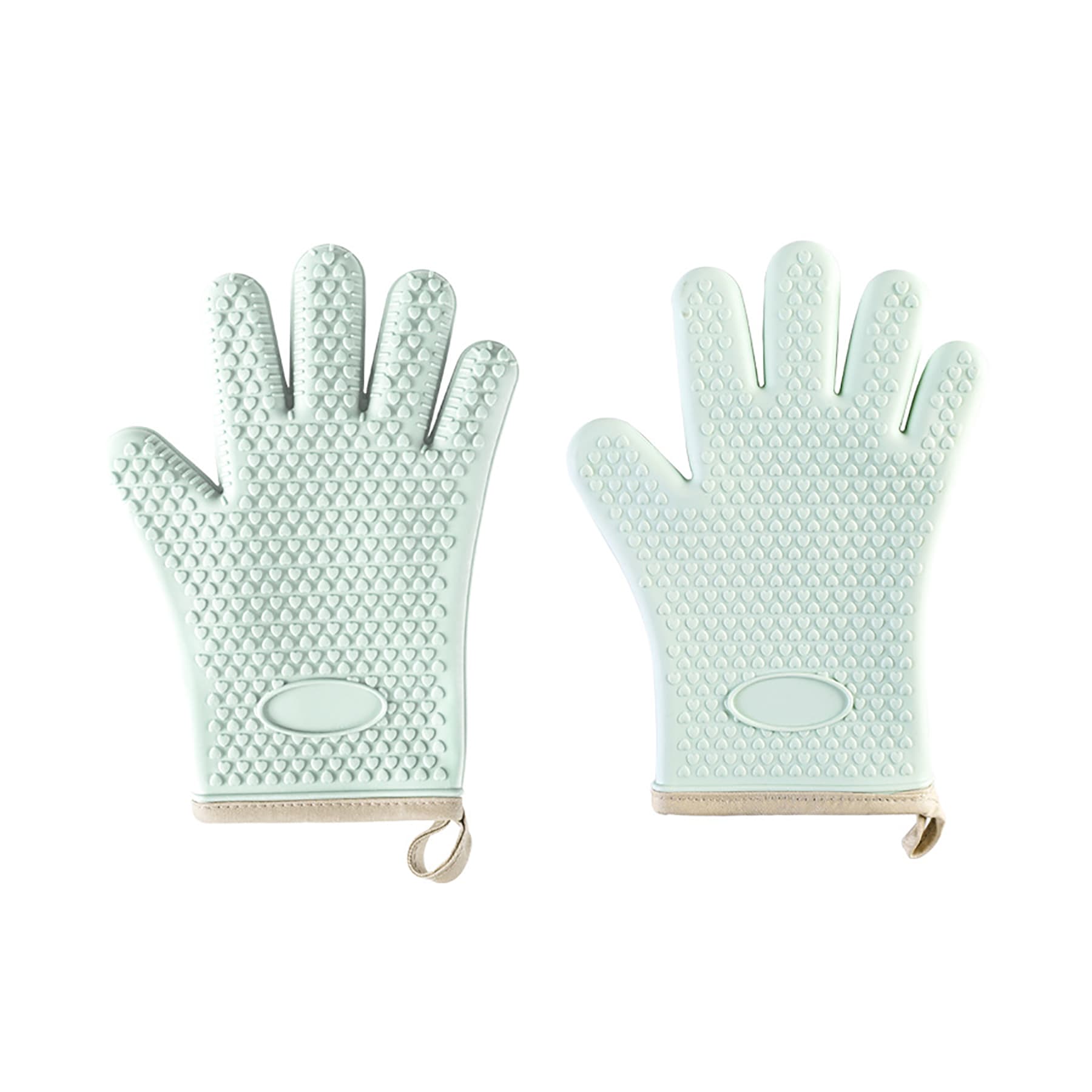 Heat Resistant Nonslip Silicone Oven Mitts Short thumbnail 5