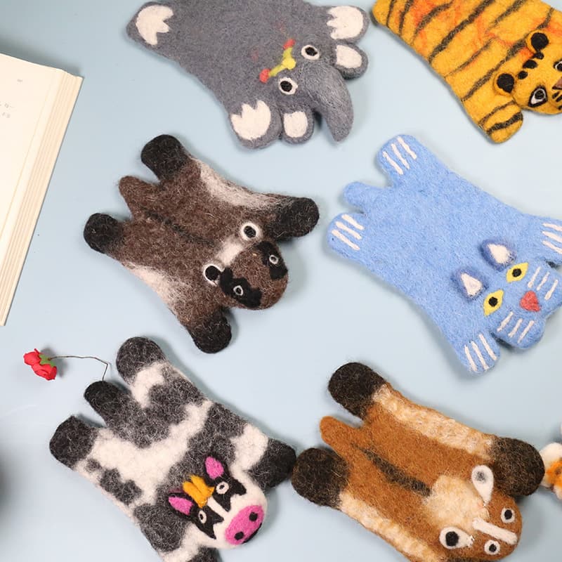 Wool Felt Animal Shape Coaster thumbnail 6