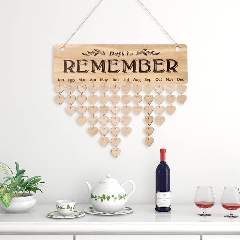 Wooden Calendar Listing Home Decoration thumbnail 4