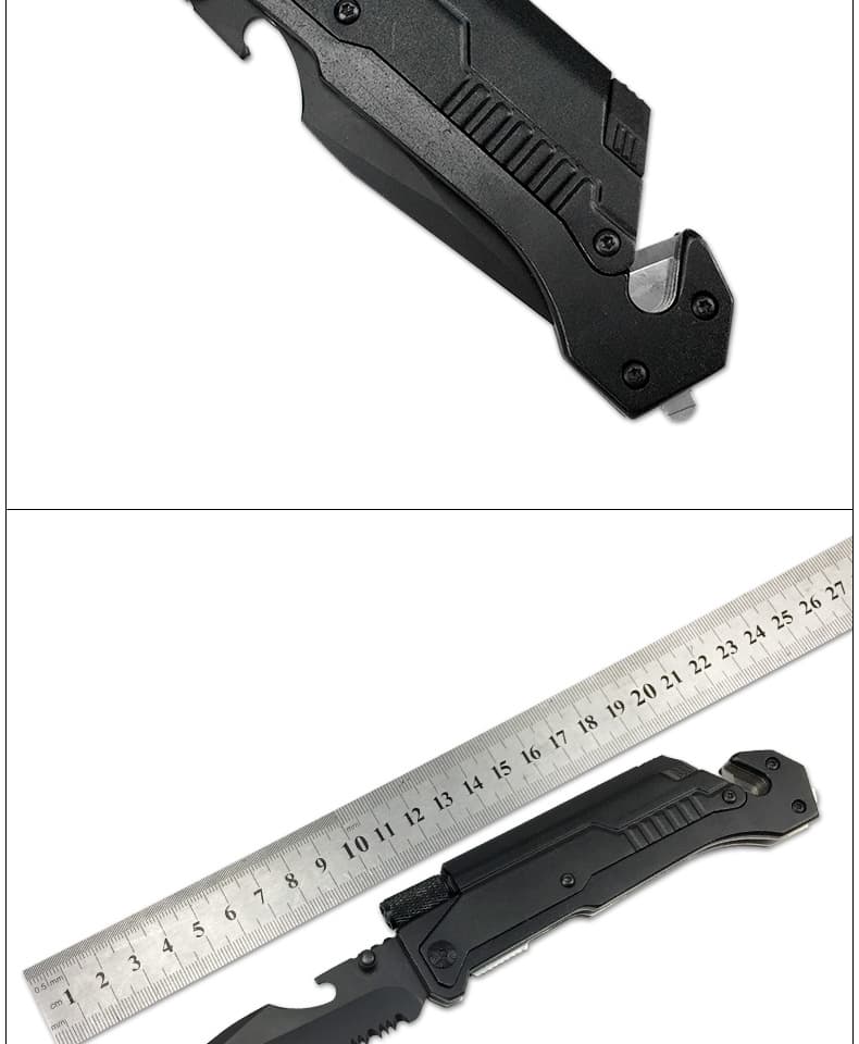 6-in-1 Survival Tactical Military Folding Pocket Knives with thumbnail 5