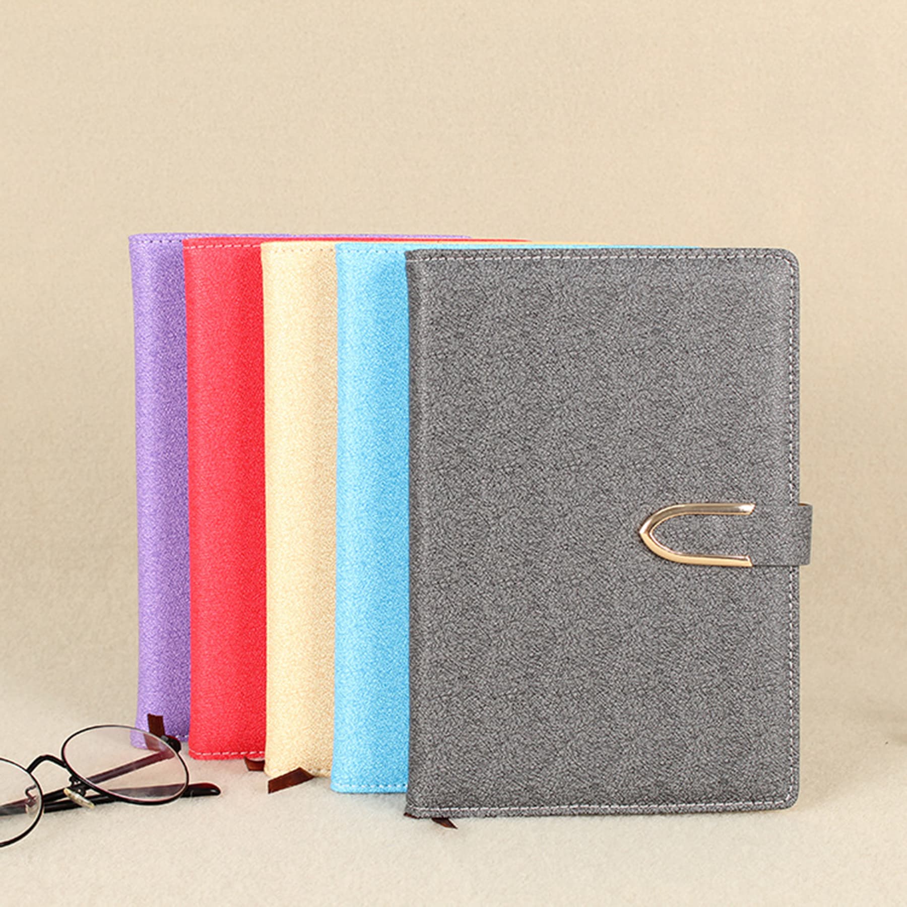 Pu Magnetic Buckle Notebook With Pen thumbnail 6